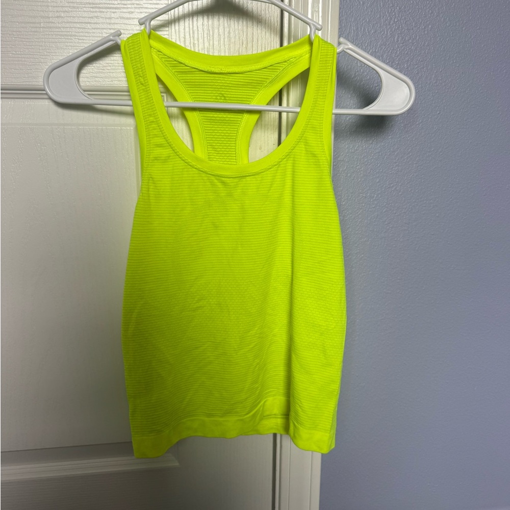 Lululemon Neon Yellow Women's Tank Top